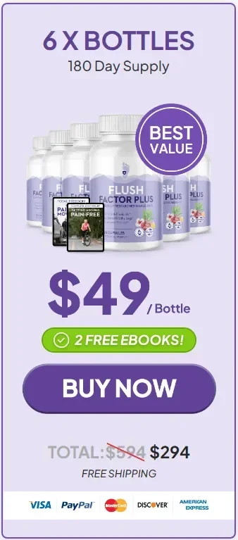 Order Flush Factor Plus official leg fluid support capsules now