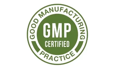 Flush Factor Plus GMP manufacturing badge